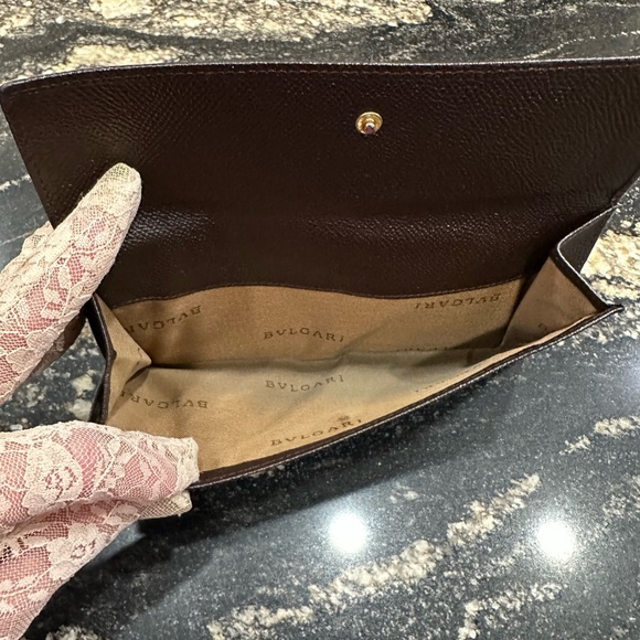 Bulgari Brown and Gold Wallet - Picture 4 of 15